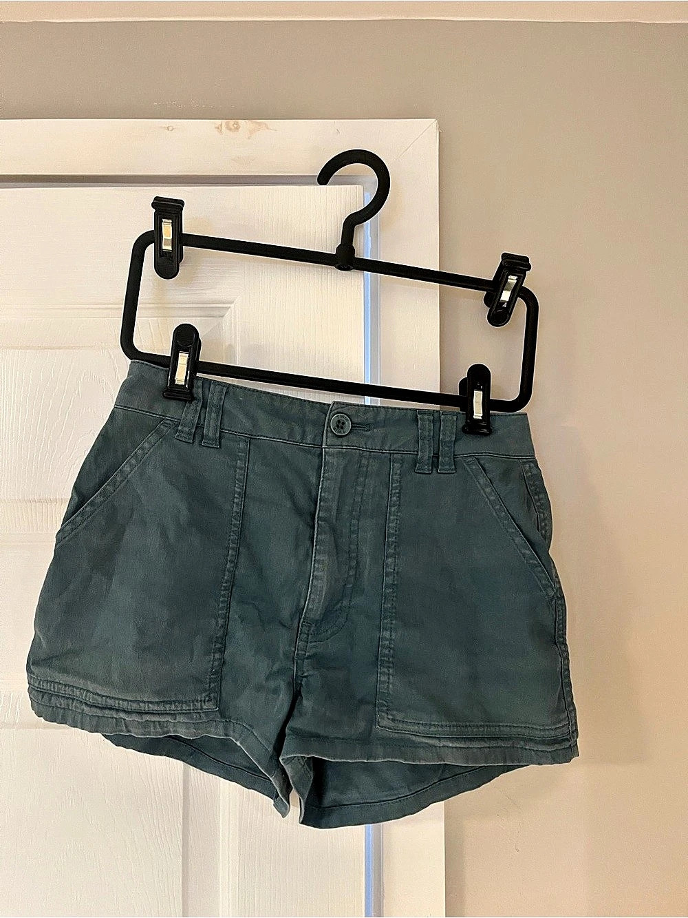 TWiK Cotton Shorts in Teal Size XS